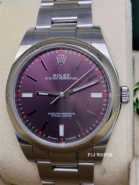 rolex grape dial 39mm|rolex red grape 39mm.